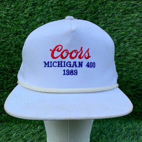 Yupoong Other - Vintage Yupoong NASCAR 400 Michigan International Speedway Snapback Hat White